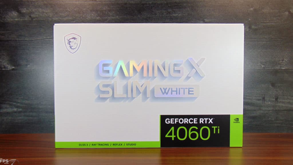 MSI GeForce RTX 4060 Ti GAMING X SLIM WHITE 16G Box Front