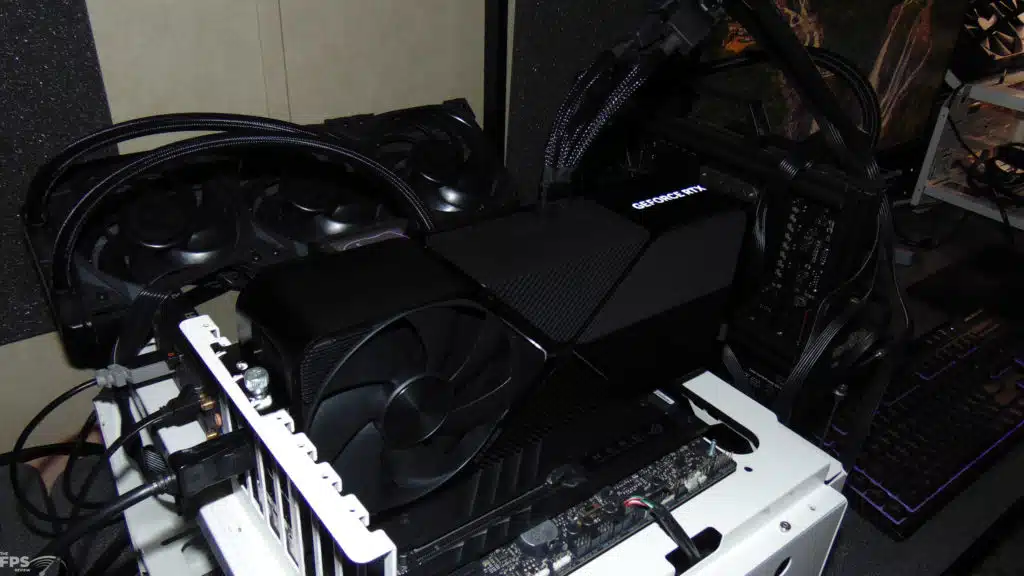 NVIDIA GeForce RTX 4080 SUPER Founders Edition In Computer with LED