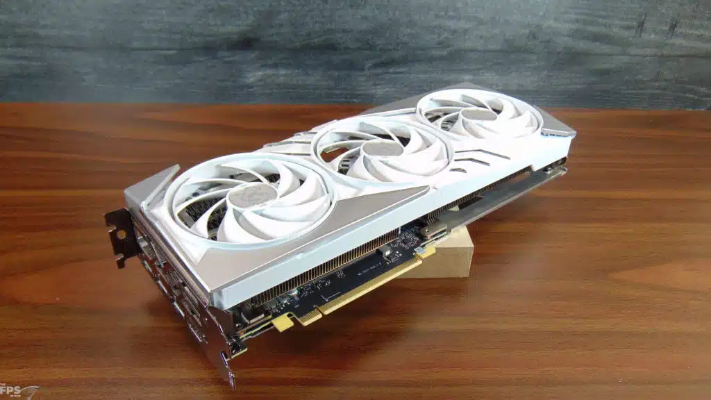 MSI GeForce RTX 4060 Ti GAMING X SLIM WHITE 16G Top View