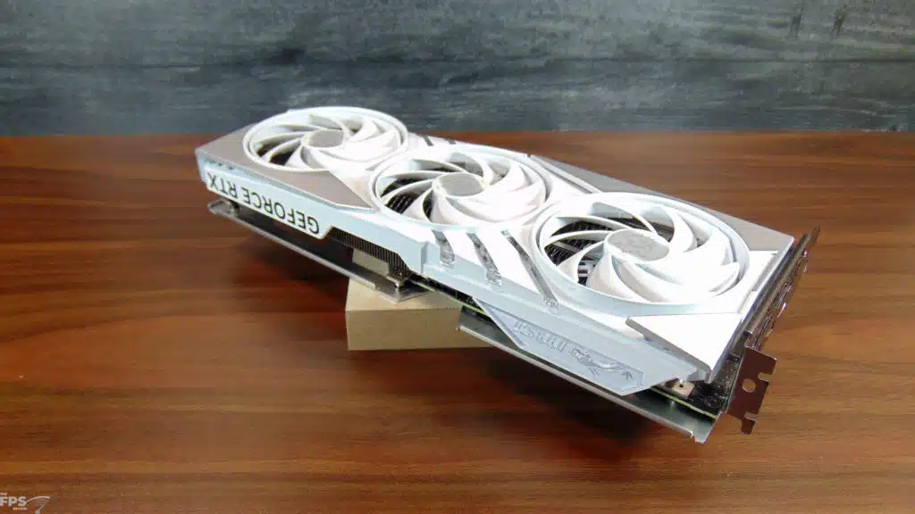 MSI GeForce RTX 4060 Ti GAMING X SLIM WHITE 16G Top View