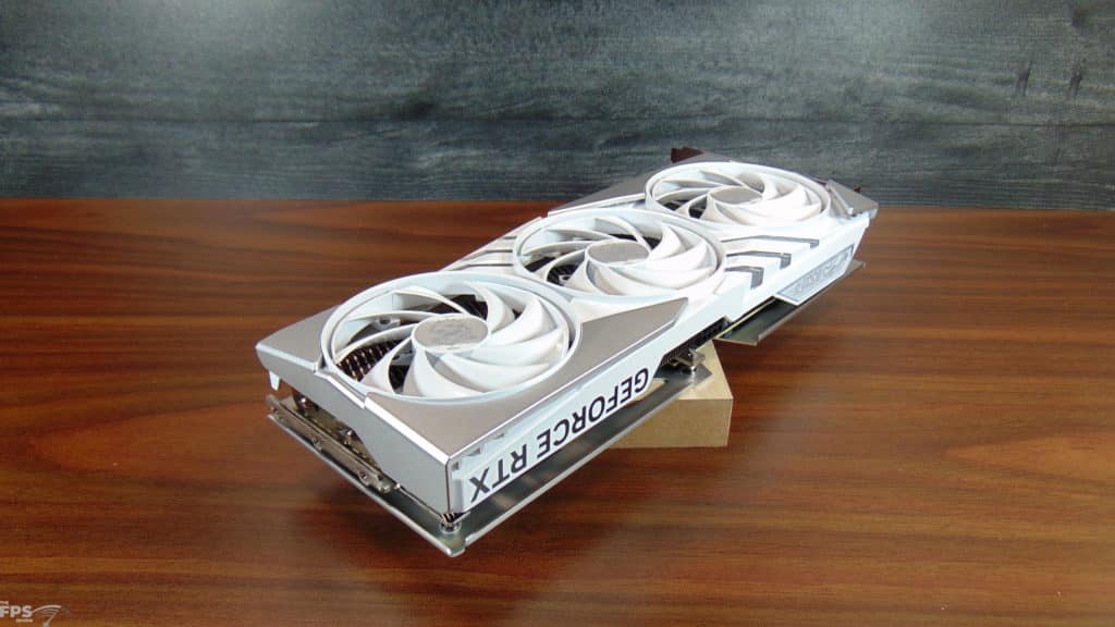 MSI GeForce RTX 4060 Ti GAMING X SLIM WHITE 16G Top View