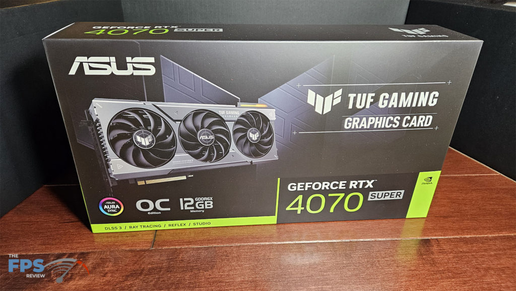 ASUS TUF Gaming GeForce RTX 4070 SUPER OC Edition: box front