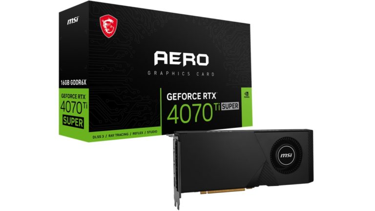 MSI Has Quietly Launched Its Blower-Style GeForce RTX 4070 Ti SUPER AERO on Newegg for $899