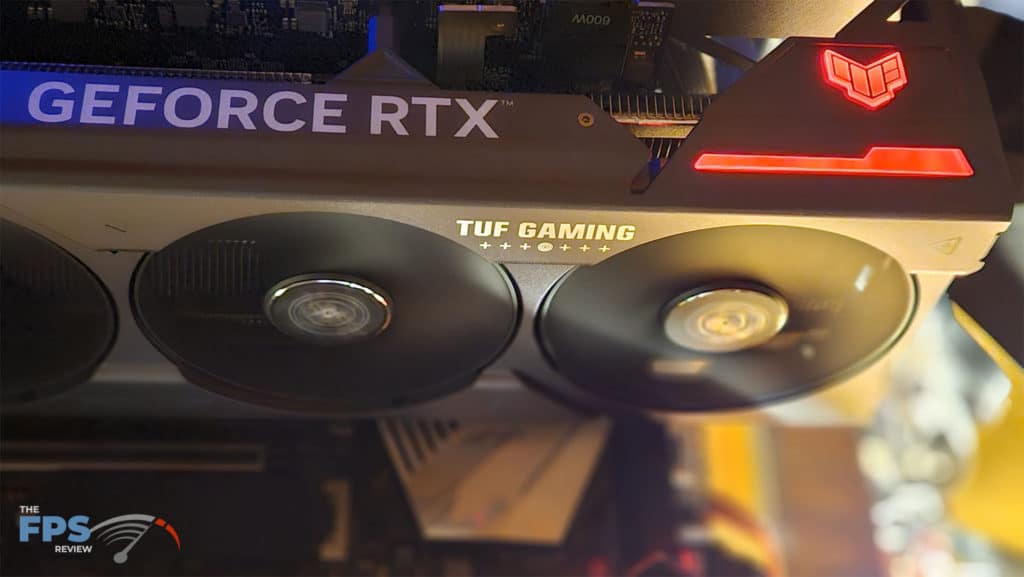 ASUS TUF Gaming GeForce RTX 4070 SUPER OC Edition:  card in PC-3