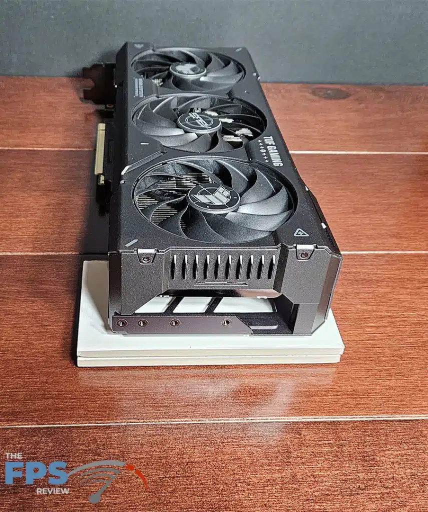 ASUS TUF Gaming GeForce RTX 4070 SUPER OC Edition:  card rear