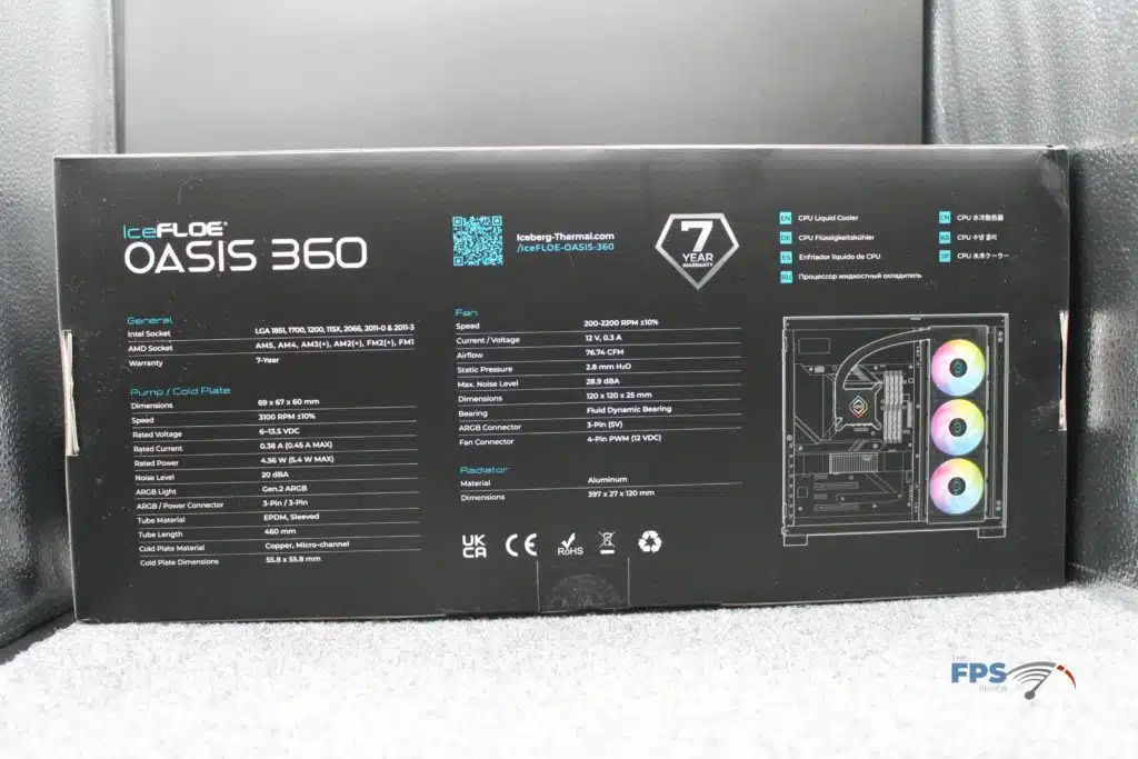 IceFLOE Oasis 360 box rear