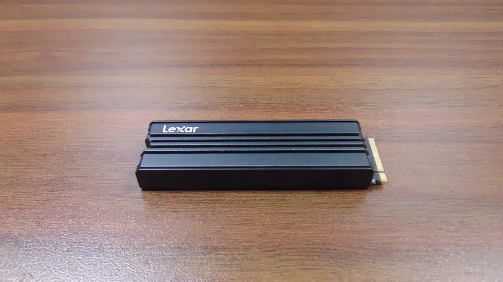 Lexar NM790 with Heatsink 2TB PCIe Gen4 M.2 NVMe SSD Top View