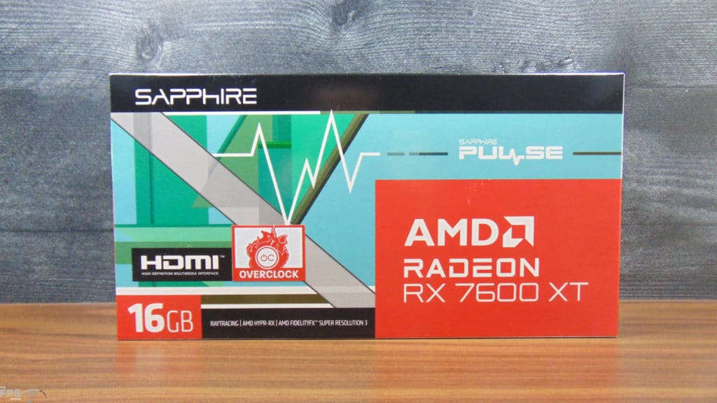 SAPPHIRE PULSE Radeon RX 7600 XT 16GB Box Front