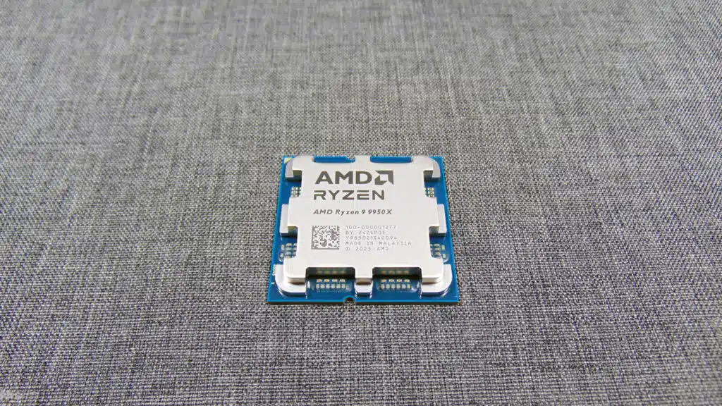 AMD Ryzen 9 9950X CPU Top View
