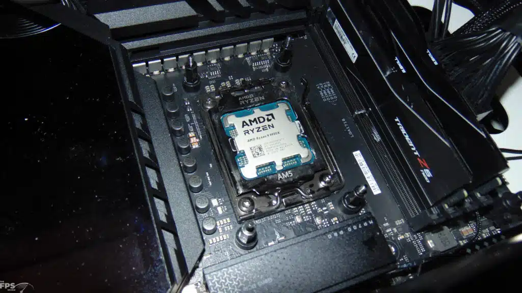 AMD Ryzen 9 9950X CPU Installed in AM5 Socket