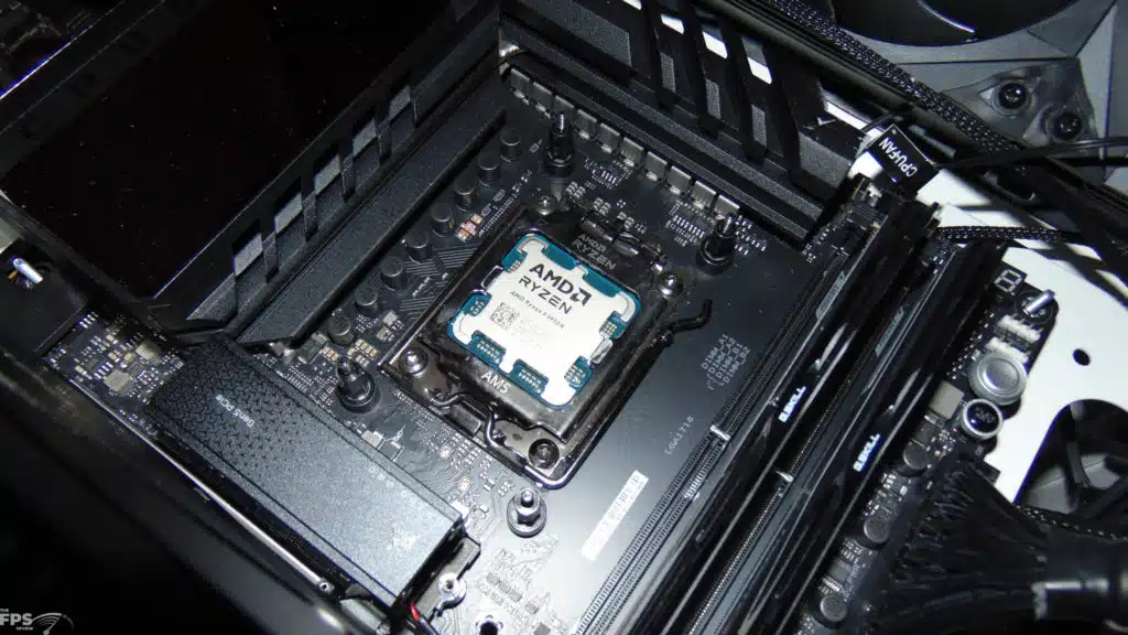 AMD Ryzen 9 9950X CPU Installed in AM5 Socket