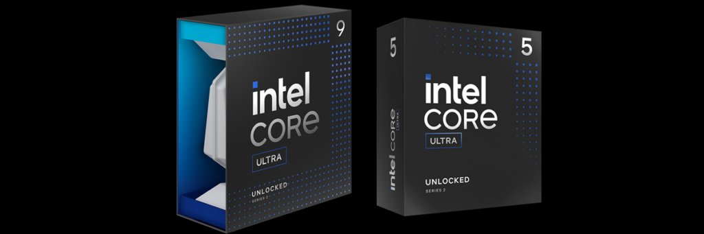 Intel Core Ultra 9 285K Box and Intel Core Ultra 5 245K Box