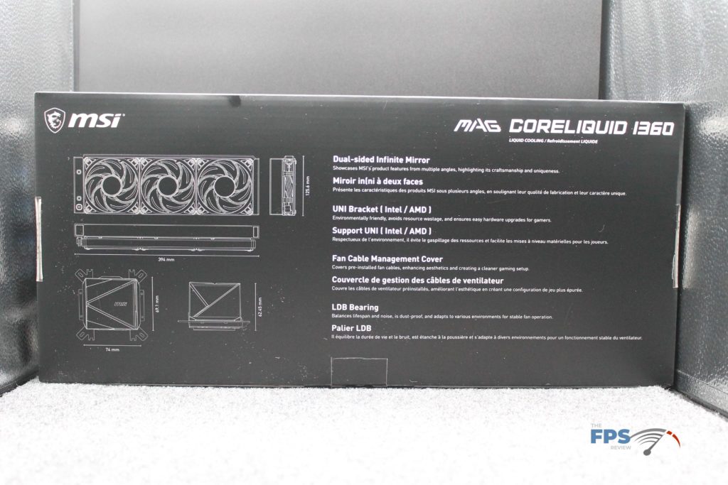 MSI MAG CORELIQUID I360 box rear