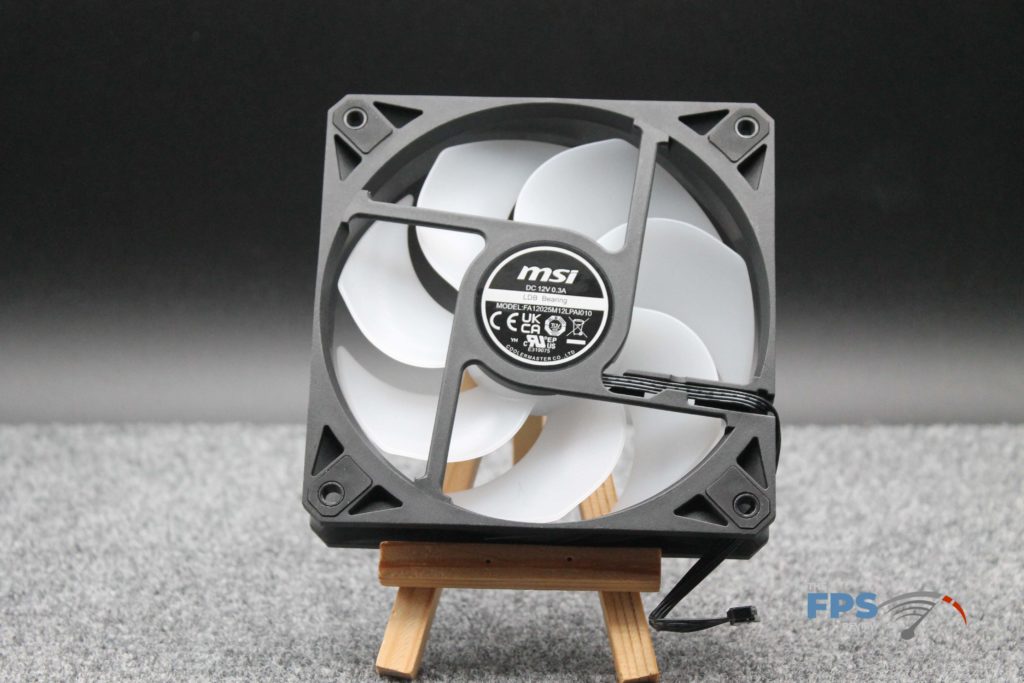 MSI MAG CORELIQUID I360 fan rear view