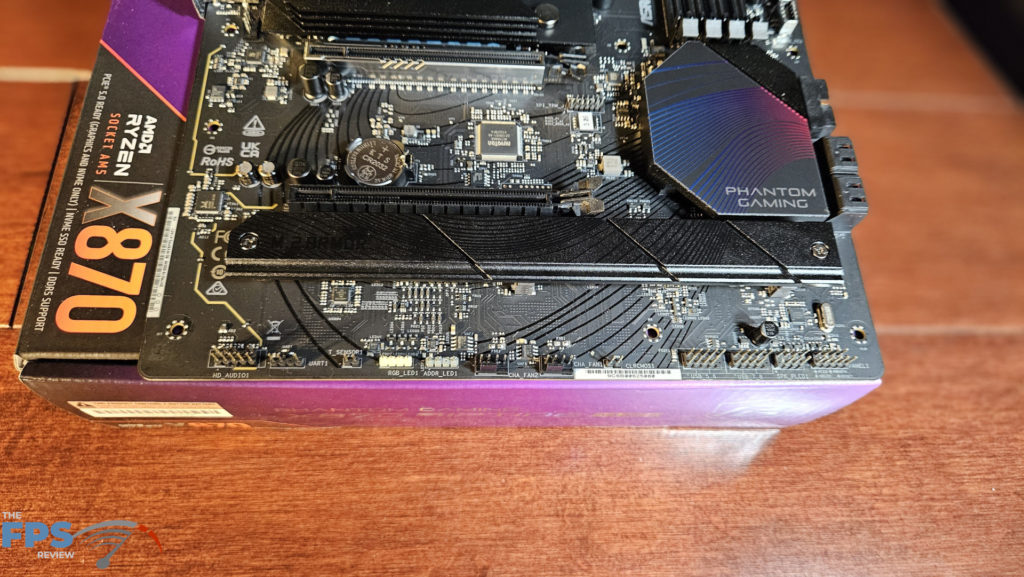 ASRock Phantom Gaming X870 RIPTIDE WiFi:  bottom row