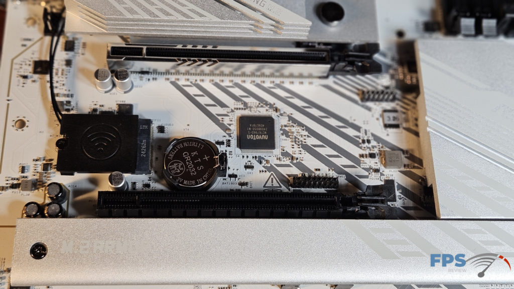 ASRock X870 Pro RS WiFi motherboard:  expansion slots