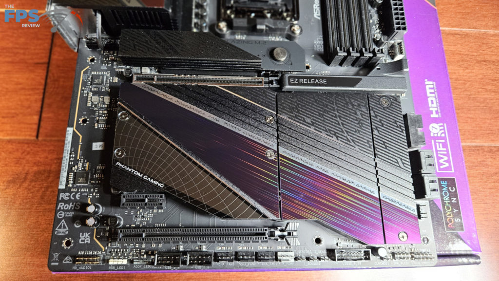 ASRock Phantom Gaming X870E NOVA WiFi motherboard: expansion slots
