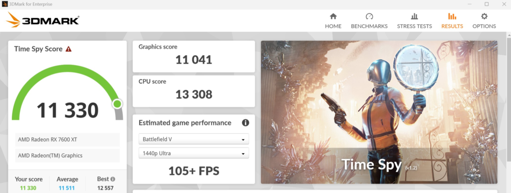 ASRock Phantom Gaming X870 RIPTIDE WiFi:  3DMark TimeSpy