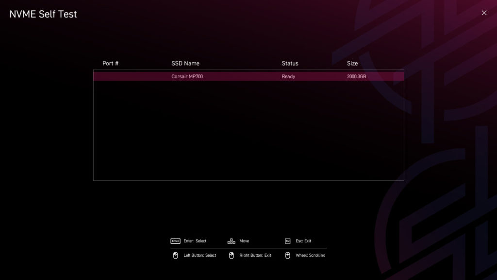 MSI MPG Z890 EDGE TI WIFI Motherboard UEFI Screenshot