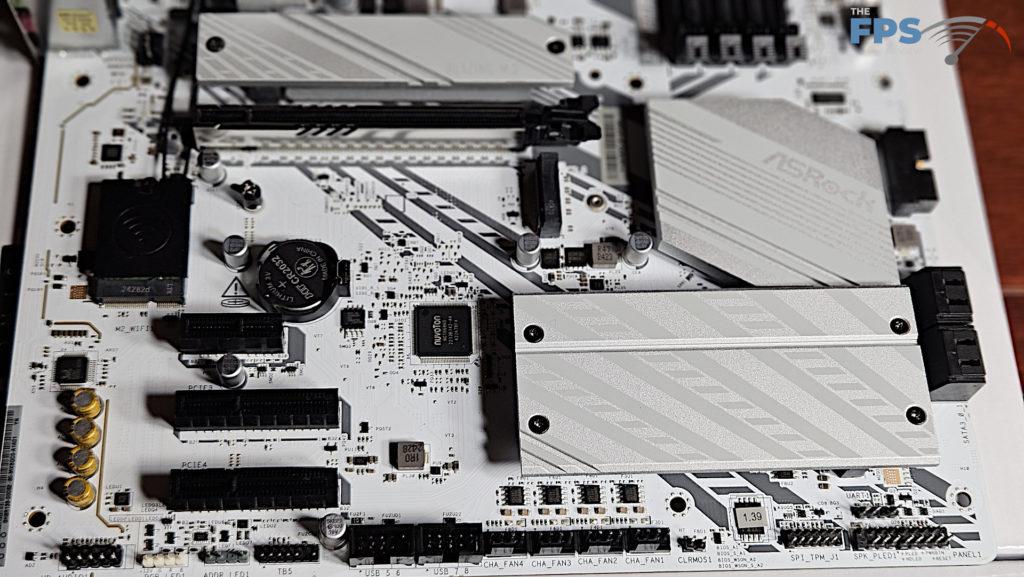 ASRock Z890 Pro RS WiFi White motherboard:  expansion and storage-2
