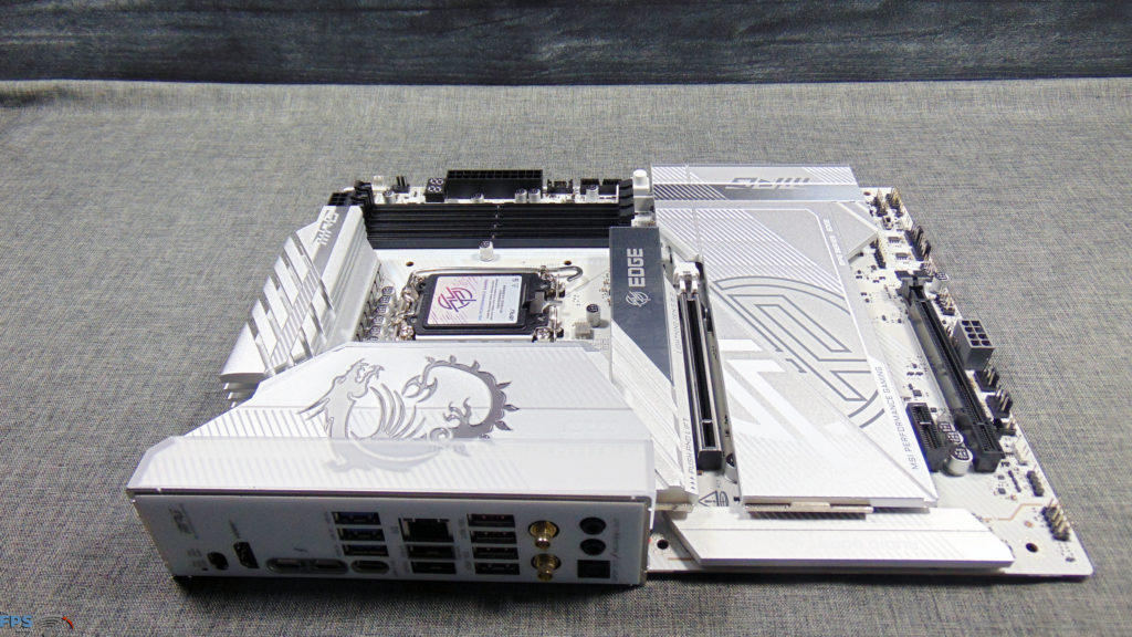 MSI MPG Z890 EDGE TI WIFI Top Angled View