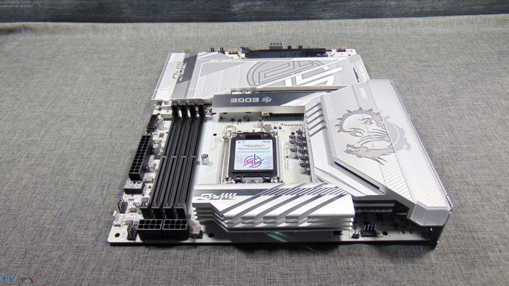 MSI MPG Z890 EDGE TI WIFI Top Angled View