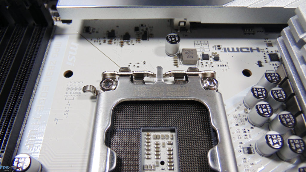 MSI MPG Z890 EDGE TI WIFI CPU Socket
