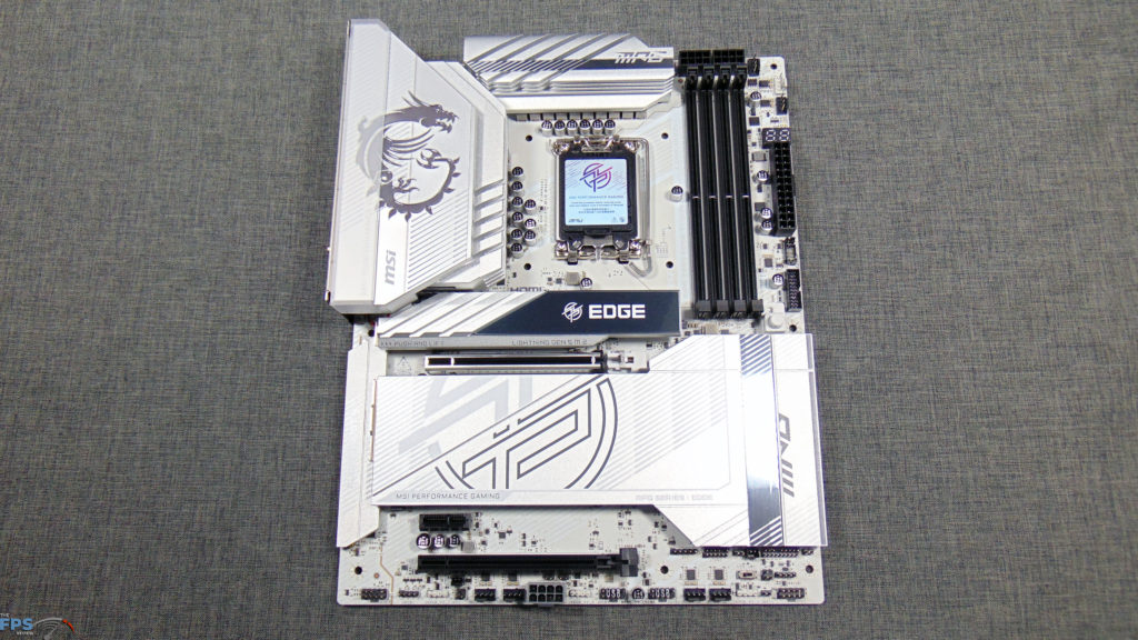 MSI MPG Z890 EDGE TI WIFI Top Down View