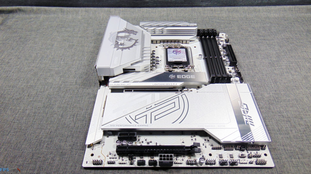 MSI MPG Z890 EDGE TI WIFI Top View