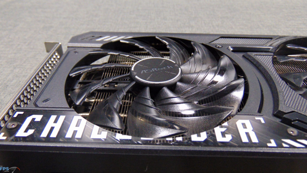 ASRock Challenger Arc B570 10GB OC Closeup of Fan