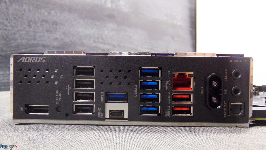 GIGABYTE B850 AORUS ELITE WIFI7 Rear I/O panel