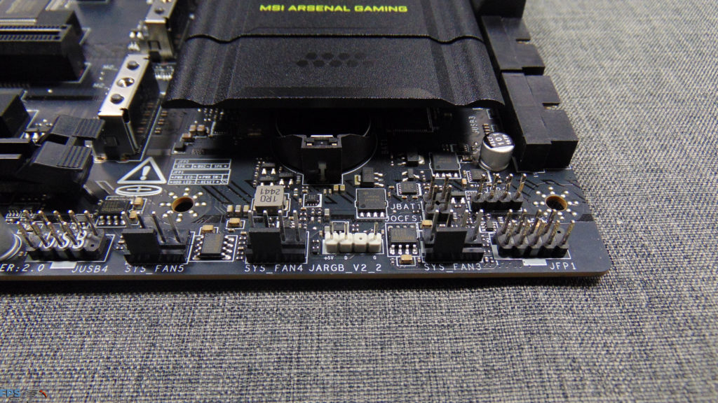 MSI MAG B850 TOMAHAWK MAX WIFI Fan Headers and Panel Connectors