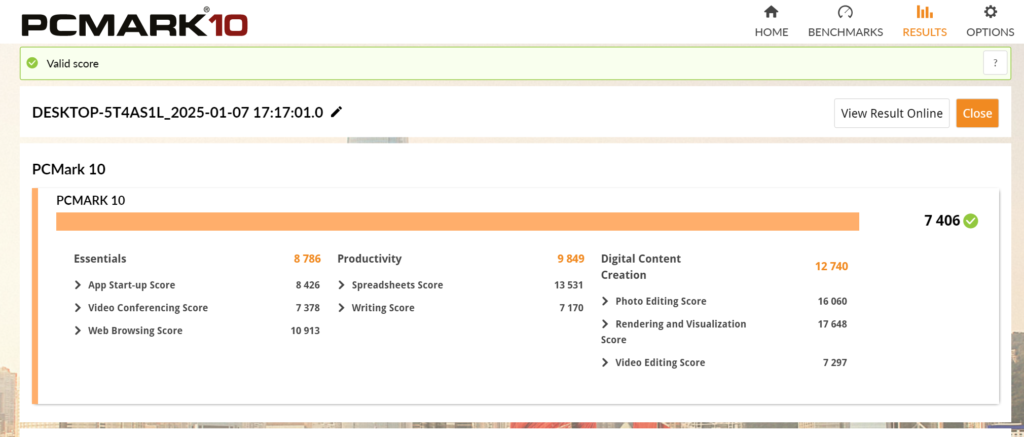MSI MAG B860 TOMAHAWK WiFi : PCMark10