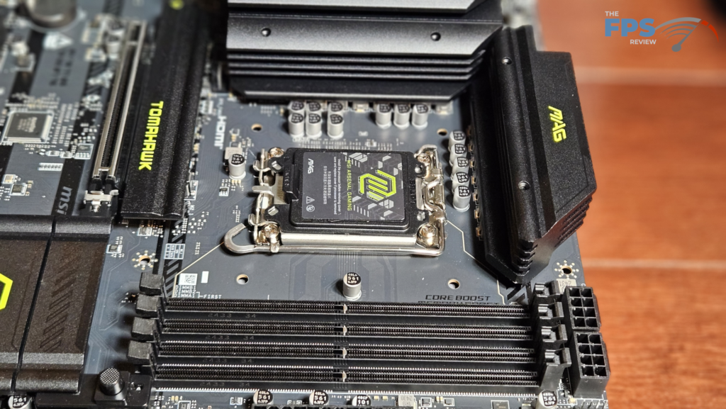 MSI MAG B860 TOMAHAWK WiFi : cpu socket area