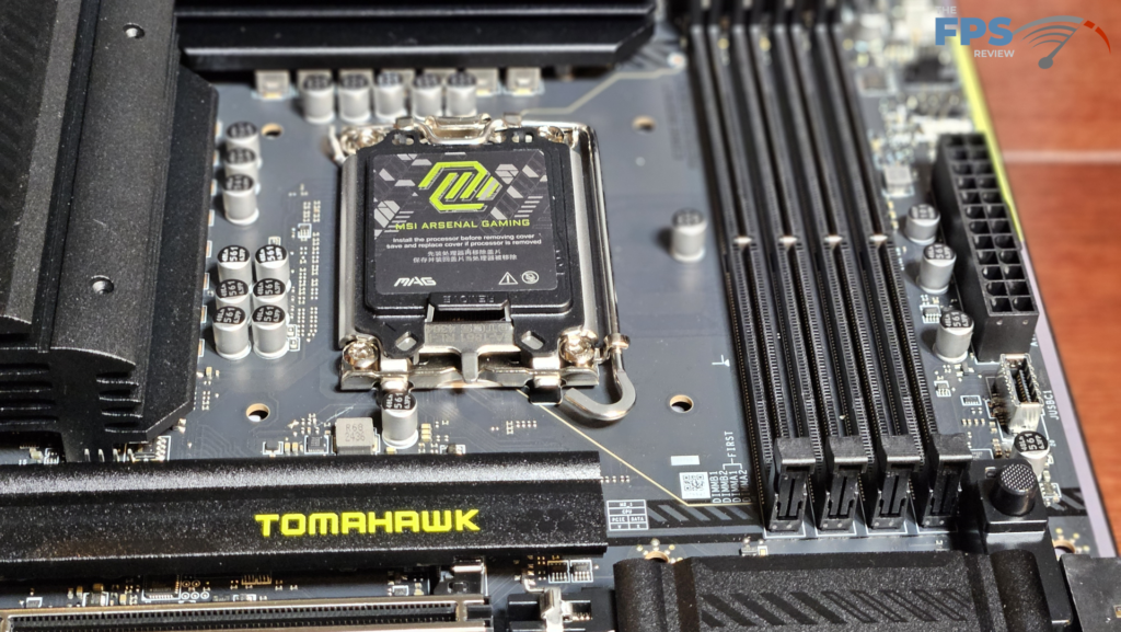 MSI MAG B860 TOMAHAWK WiFi : memory and cpu socket