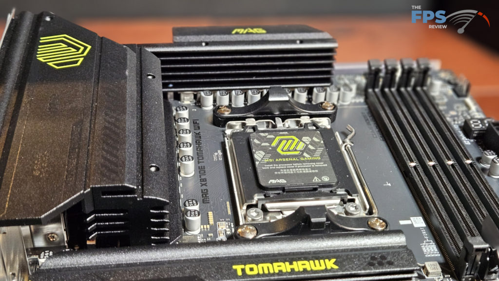 MSI MAG X870E TOMAHAWK WiFi motherboard: socket