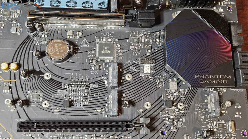 ASRock Phantom Gaming B850 RIPTIDE WiFi motherboard: chipset cover