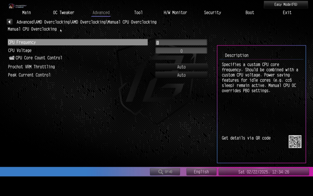 ASRock Phantom Gaming B850 RIPTIDE WiFi motherboard: BIOS