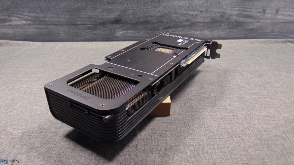 ASUS PRIME GeForce RTX 5070 Ti Back View Angled