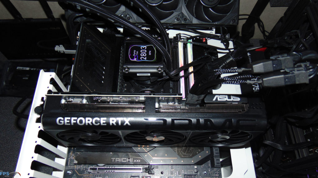 ASUS PRIME GeForce RTX 5070 Ti Installed in Computer