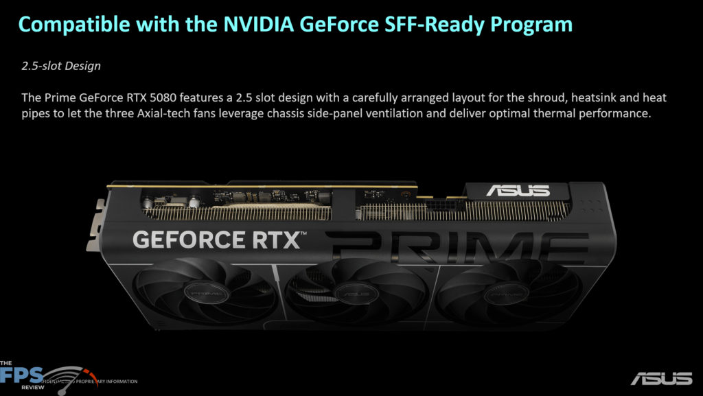 ASUS PRIME GeForce RTX 5070 Ti Product Briefing Slides