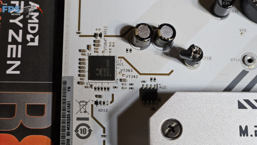 ASRock B850 Steel Legend WiFi motherboard: audio