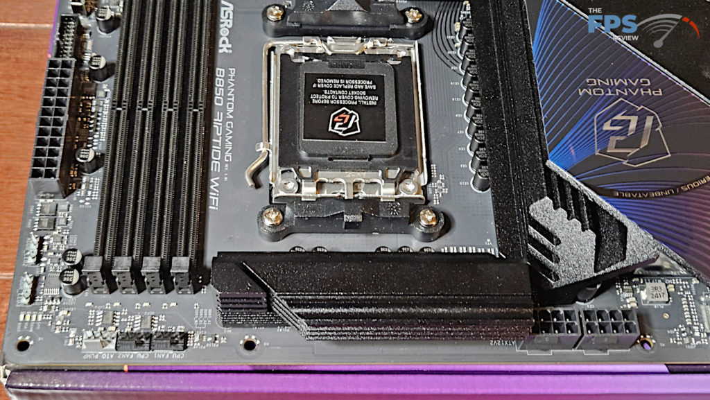 ASRock Phantom Gaming B850 RIPTIDE WiFi motherboard: socket