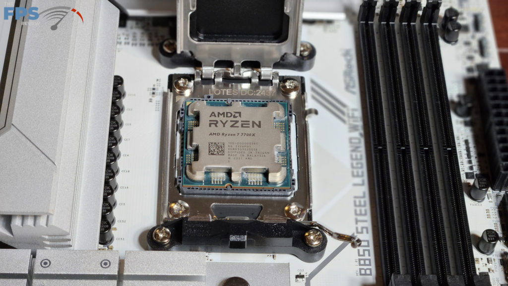 ASRock B850 Steel Legend WiFi motherboard: cpu