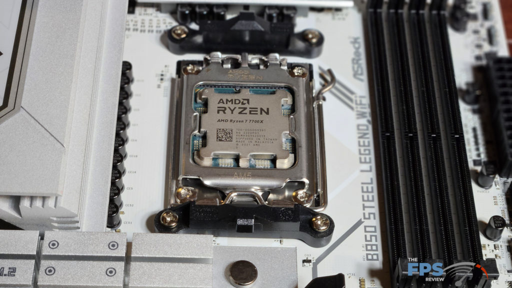 ASRock B850 Steel Legend WiFi motherboard: cpu