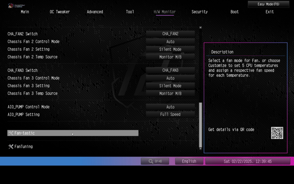 ASRock Phantom Gaming B850 RIPTIDE WiFi motherboard: BIOS