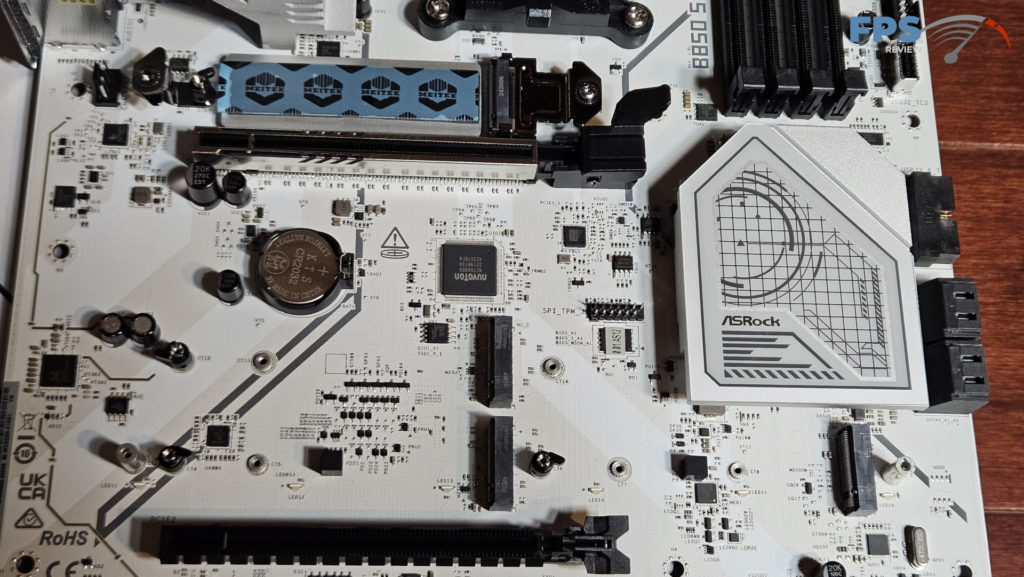 ASRock B850 Steel Legend WiFi motherboard: M.2s