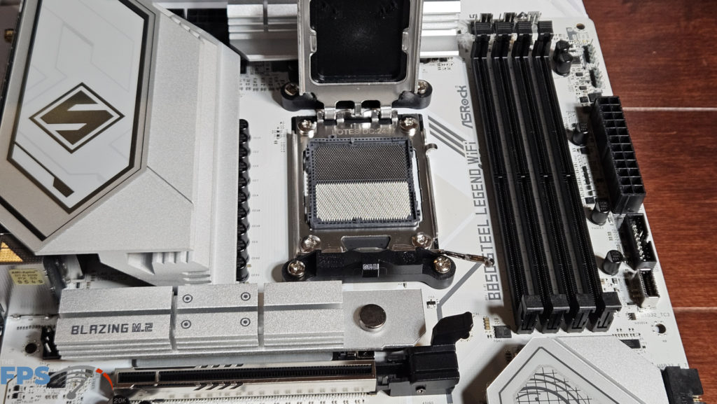 ASRock B850 Steel Legend WiFi motherboard: cpu