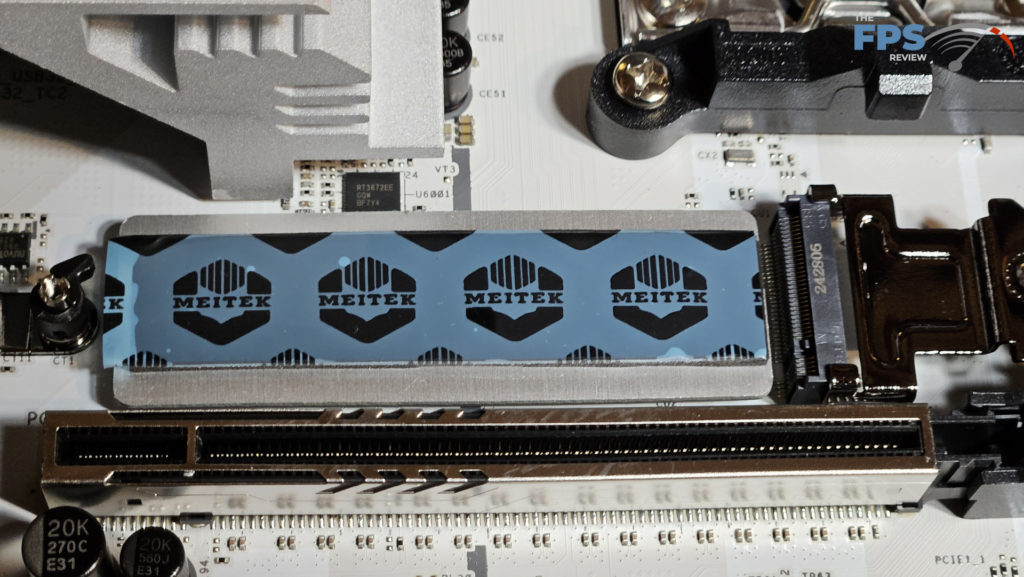 ASRock B850 Steel Legend WiFi motherboard: primary M.2