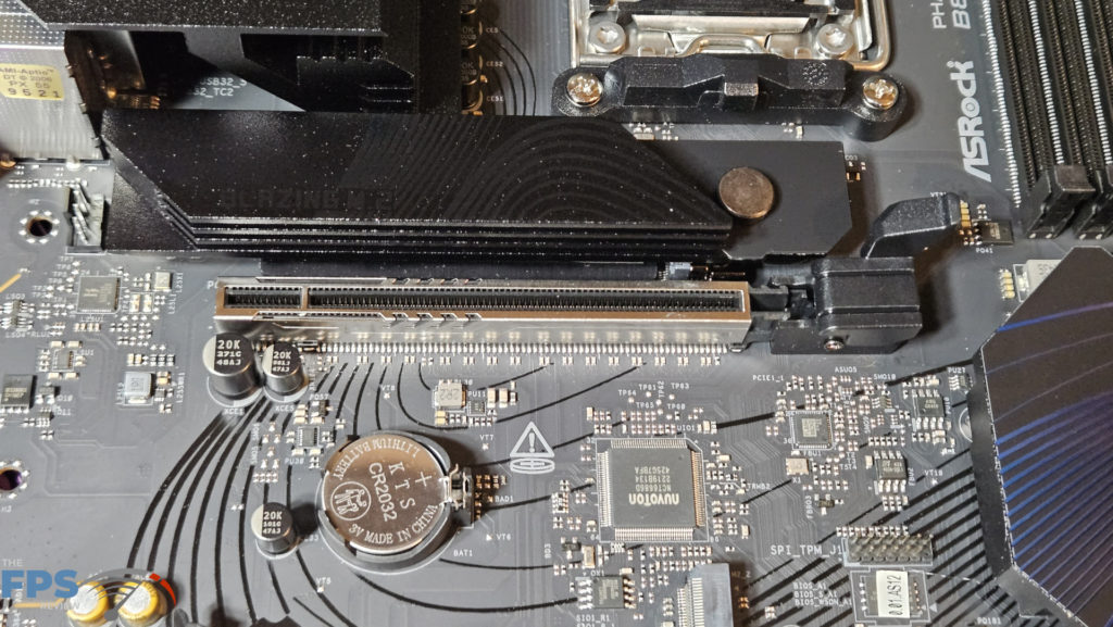 ASRock Phantom Gaming B850 RIPTIDE WiFi motherboard: primary PCIe